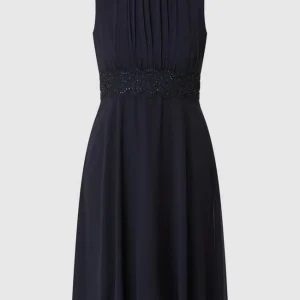 Christian Berg Cocktail Cocktailkleid Aus Chiffon – Marineblau Meliert 8